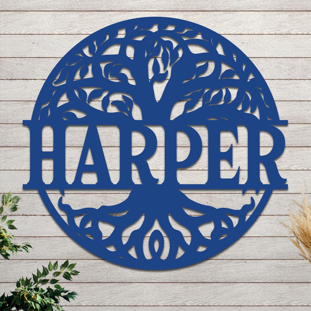 Tree Of Life Family Established Sign