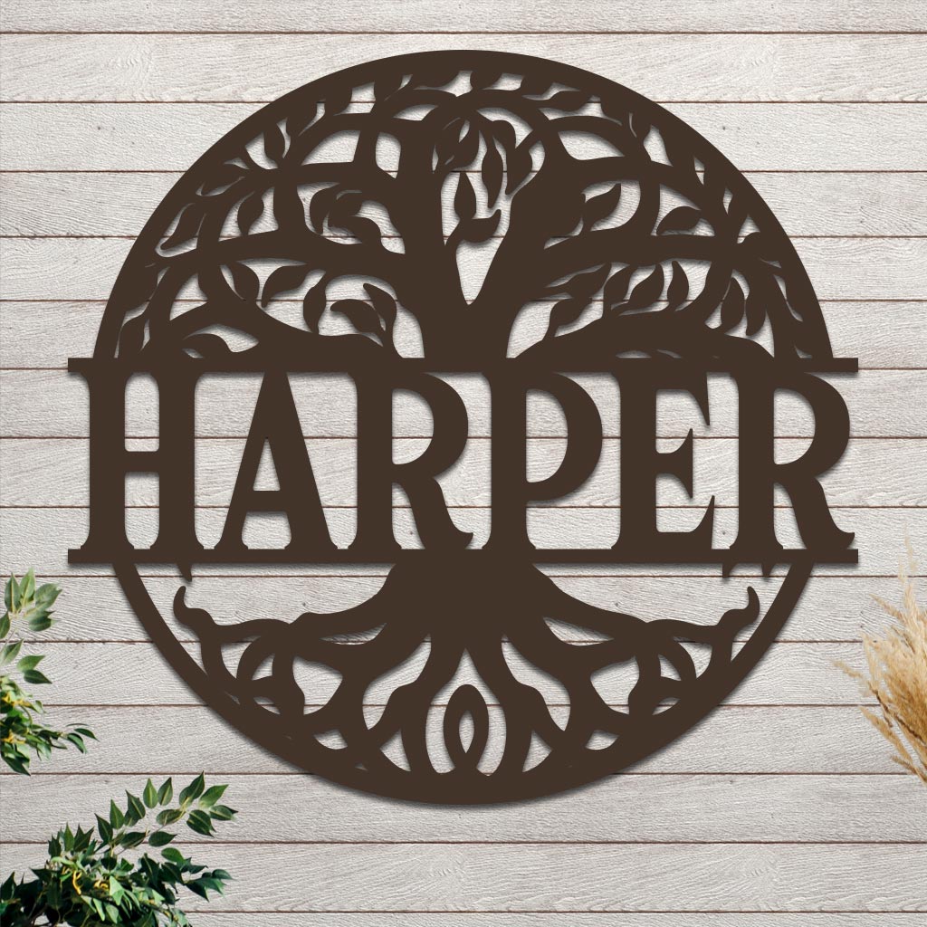 Tree Of Life Family Established Sign