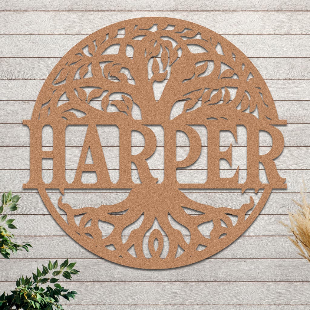 Tree Of Life Family Established Sign