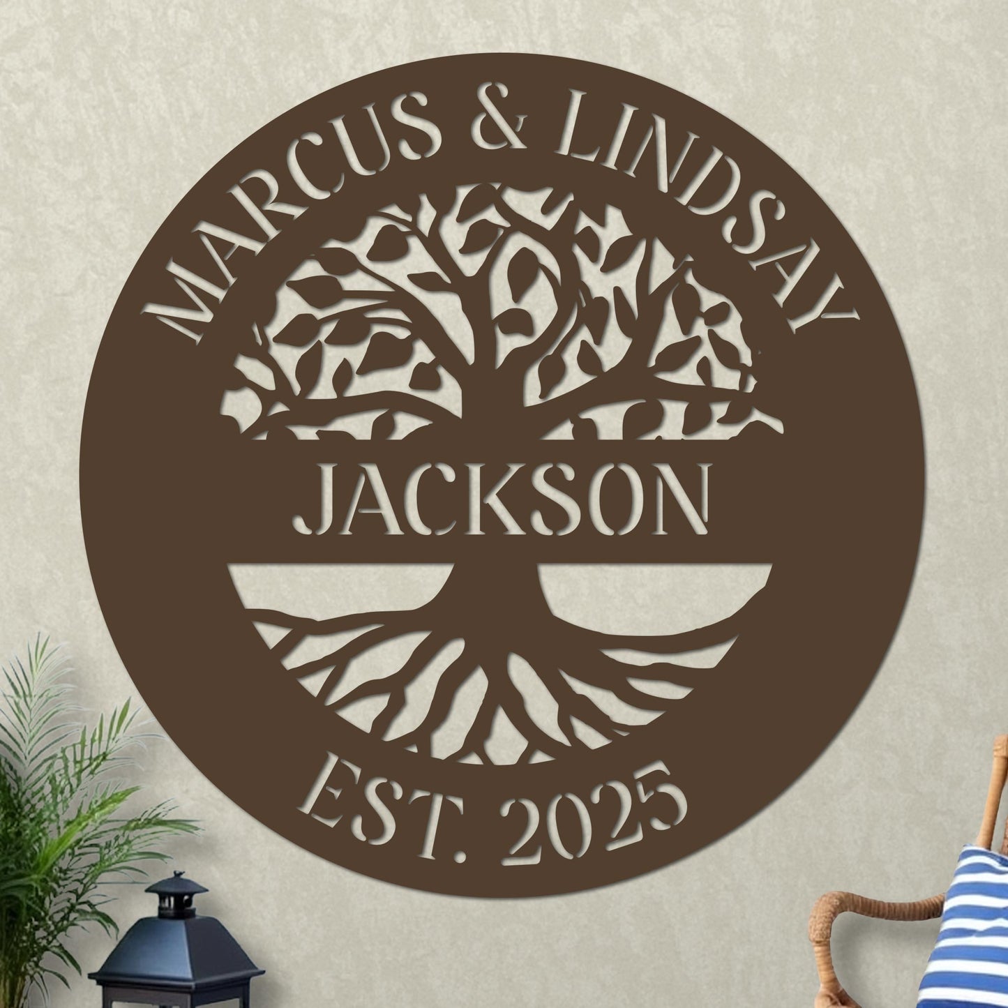 Tree Of Life family Name Sign