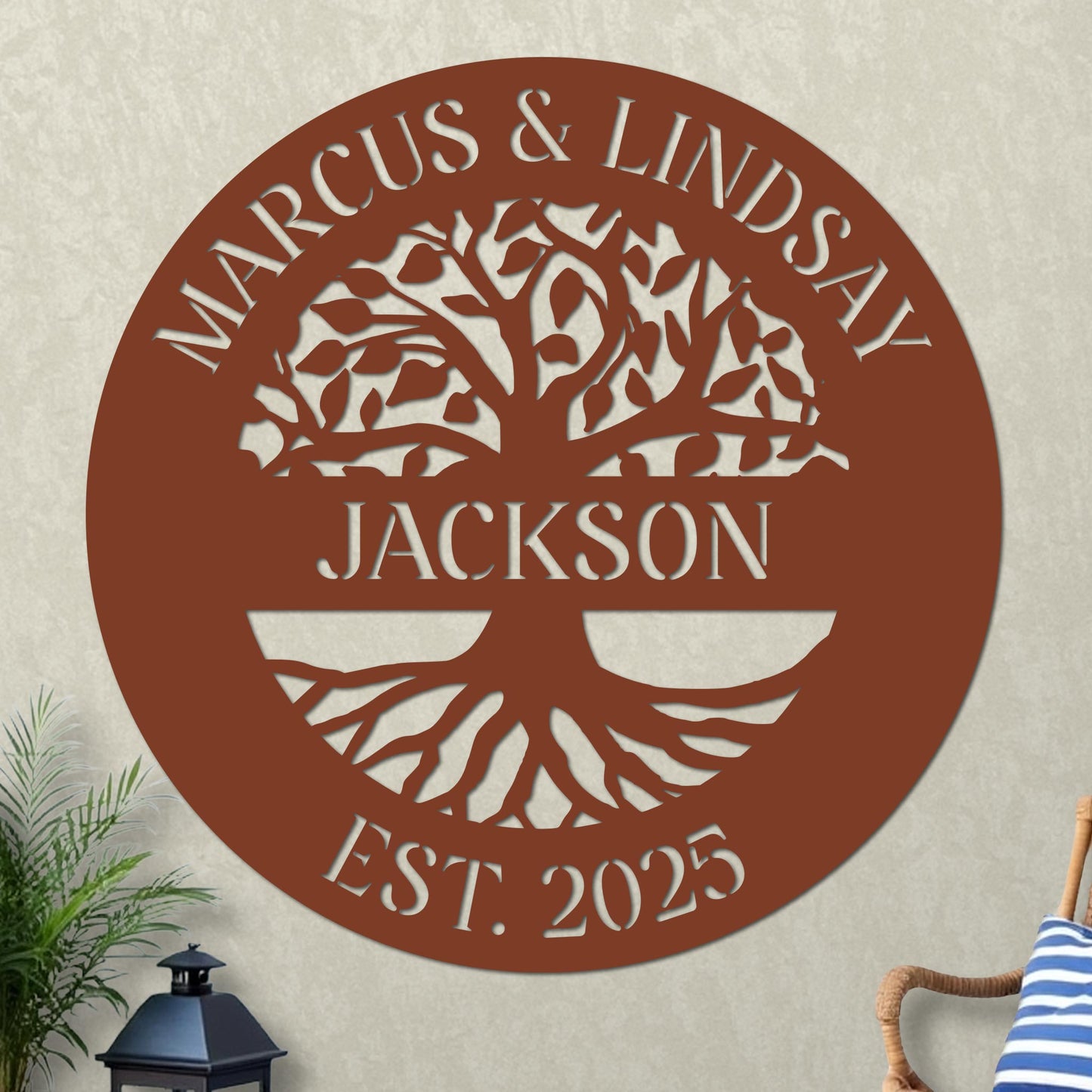 Tree Of Life family Name Sign