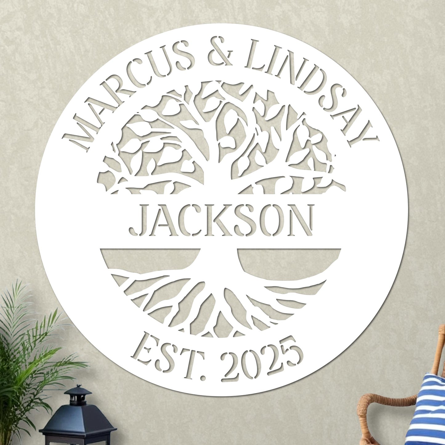 Tree Of Life family Name Sign