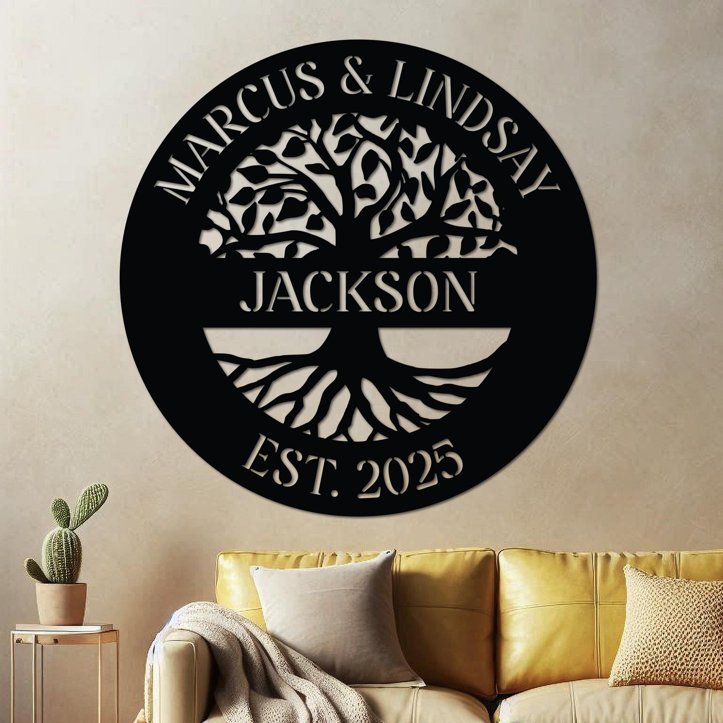 Tree Of Life family Name Sign