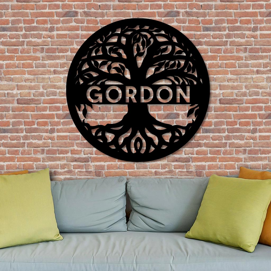 Tree Of Life Family Name Sign