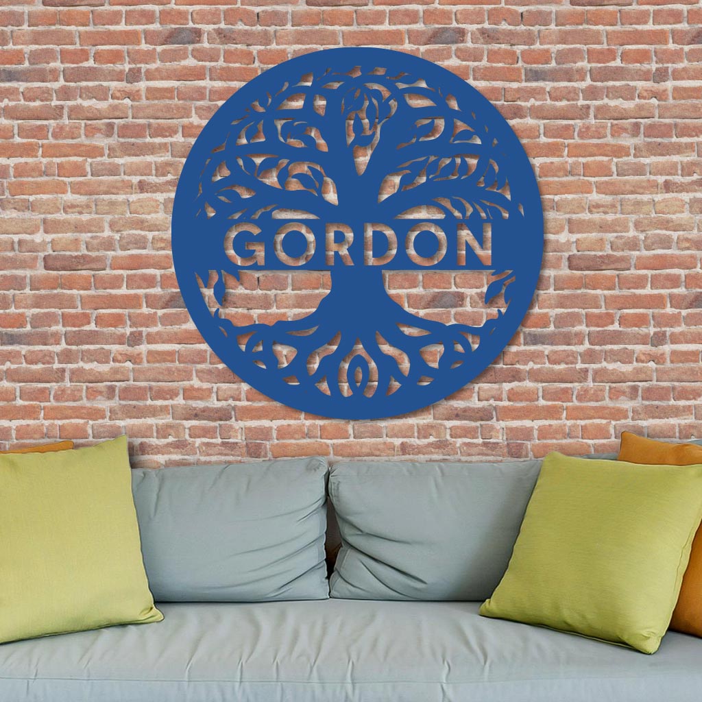 Tree Of Life Family Name Sign