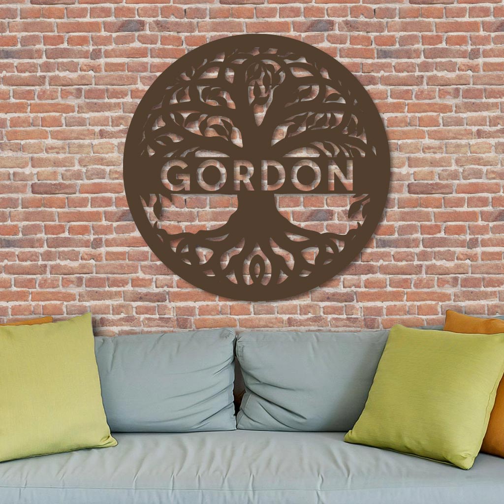 Tree Of Life Family Name Sign