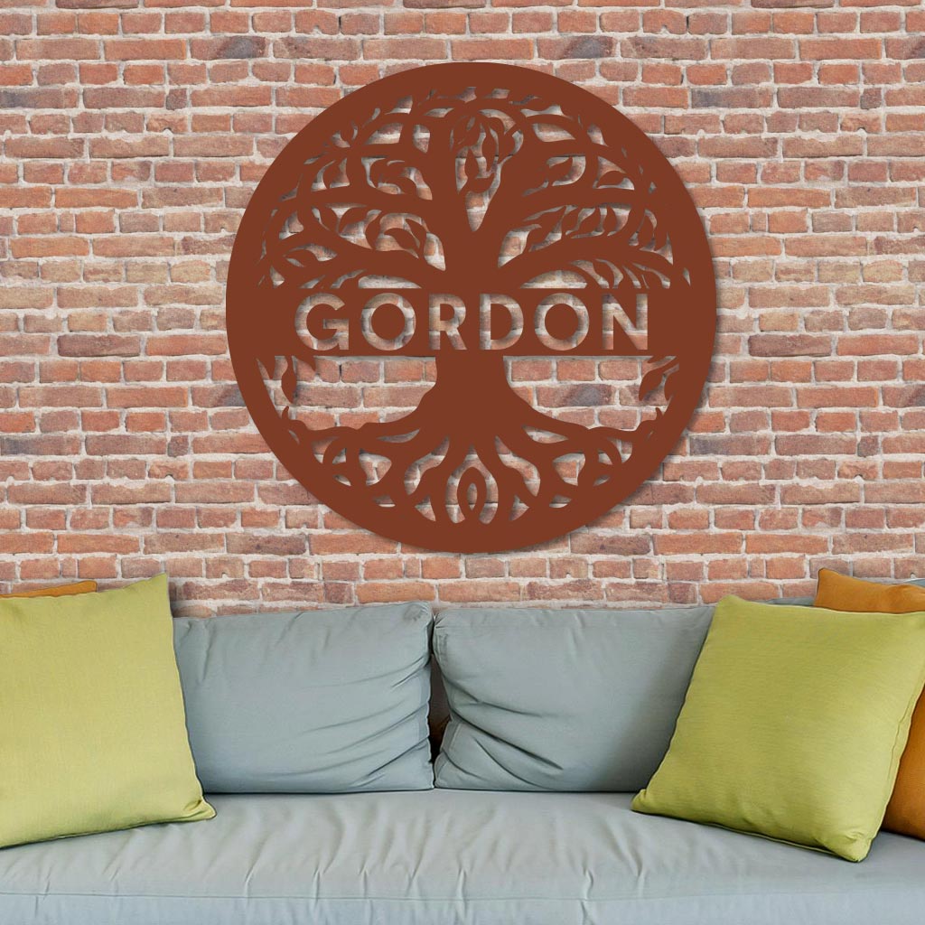 Tree Of Life Family Name Sign