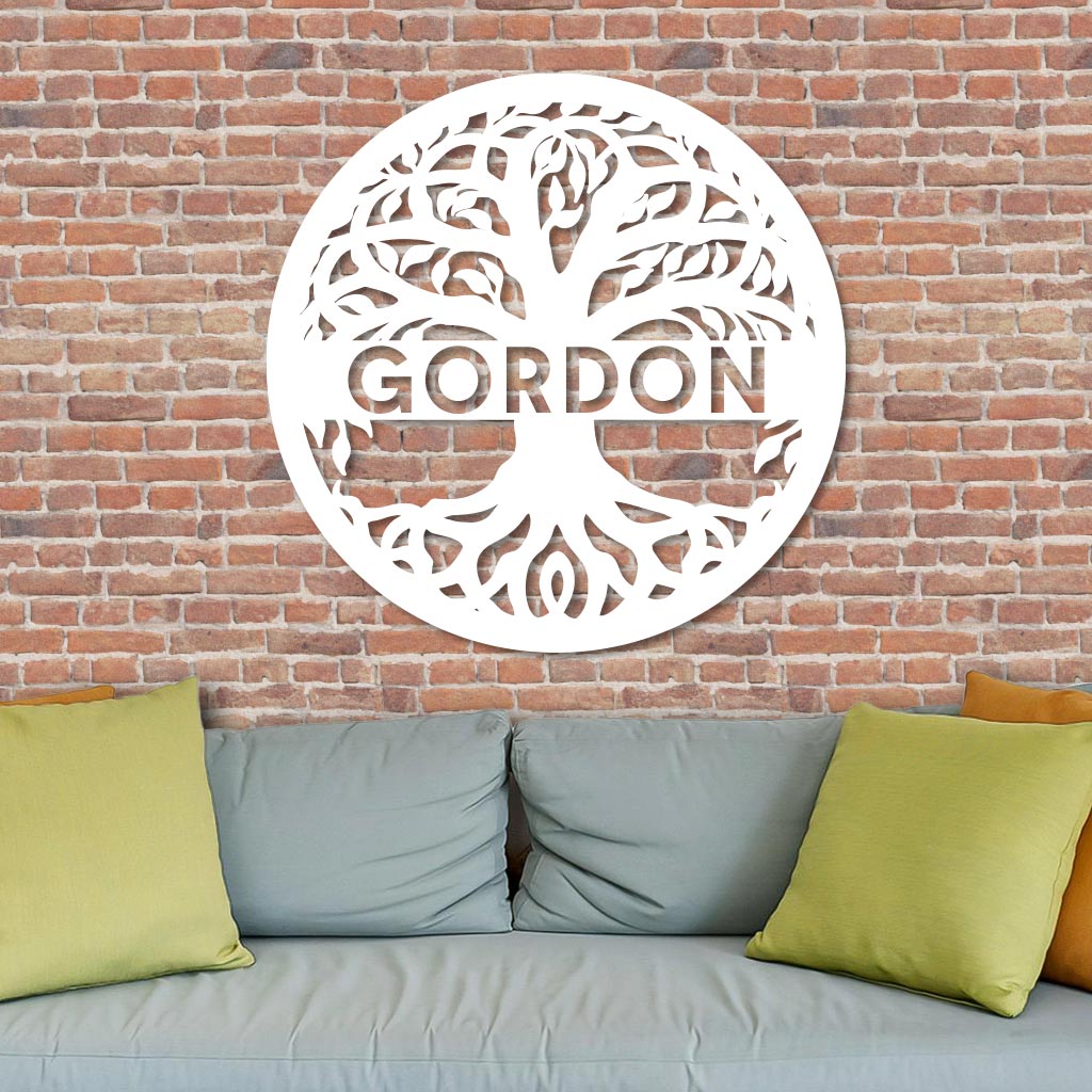 Tree Of Life Family Name Sign