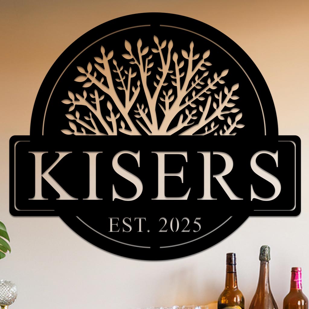 Tree Of Life Family Sign w Date