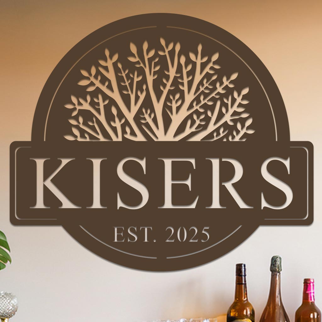 Tree Of Life Family Sign w Date