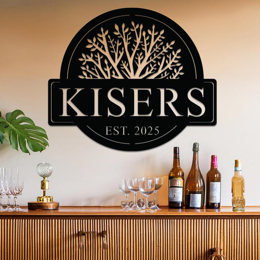 Tree Of Life Family Sign w Date