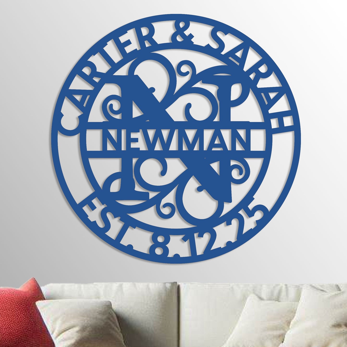 Wedding Monogram Sign