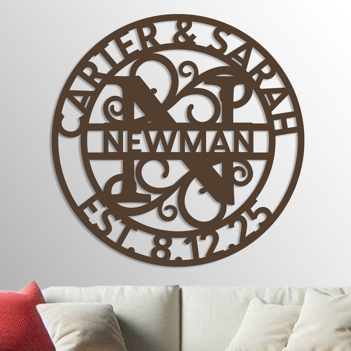 Wedding Monogram Sign