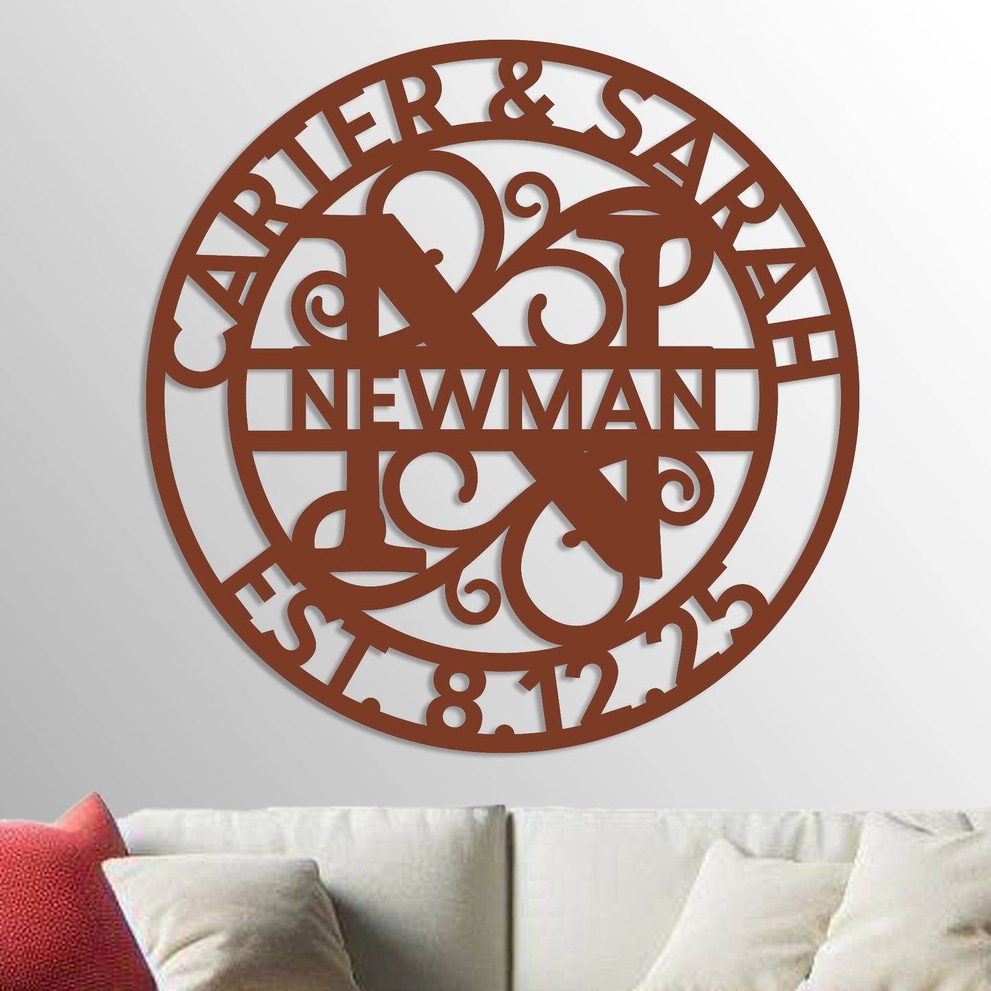 Wedding Monogram Sign