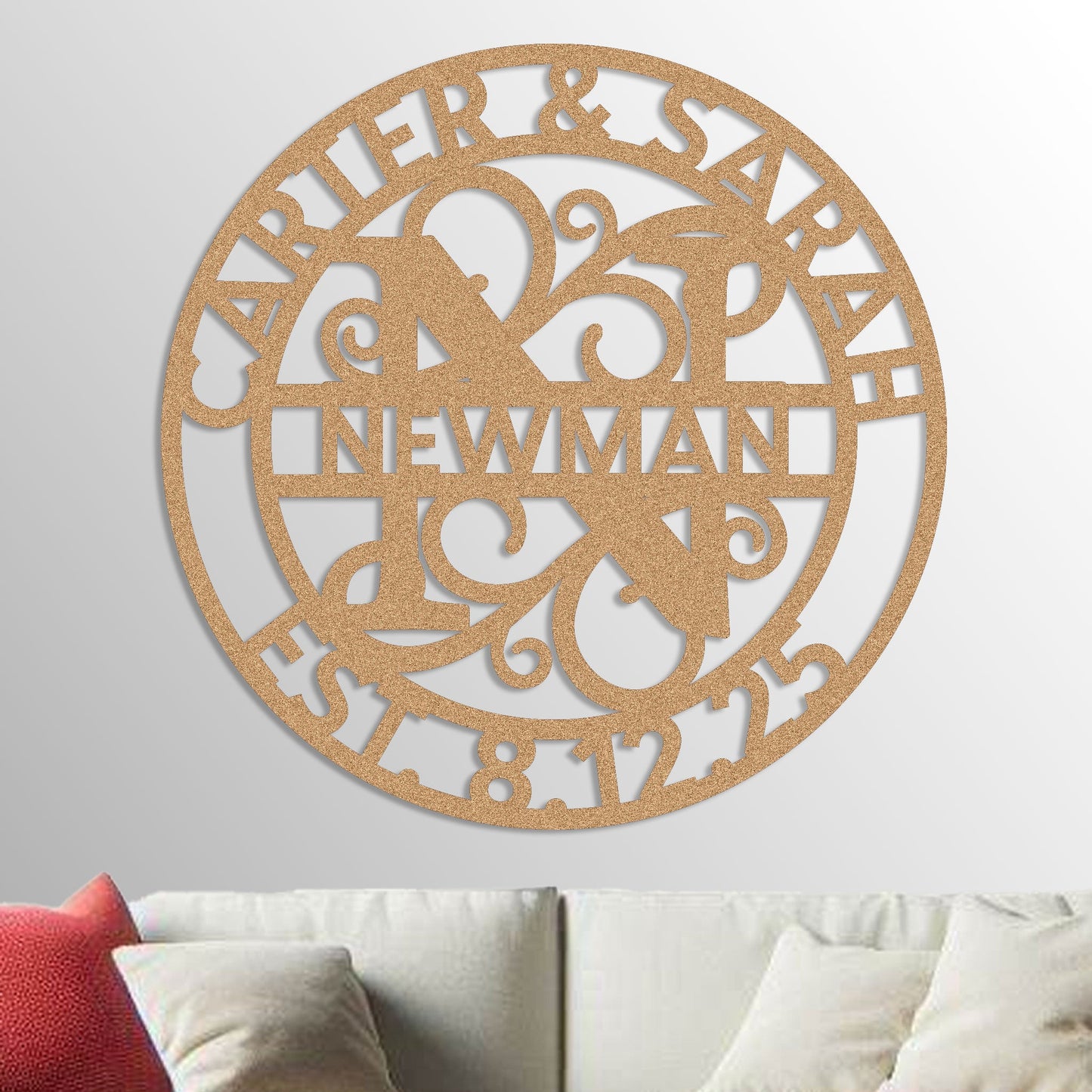 Wedding Monogram Sign