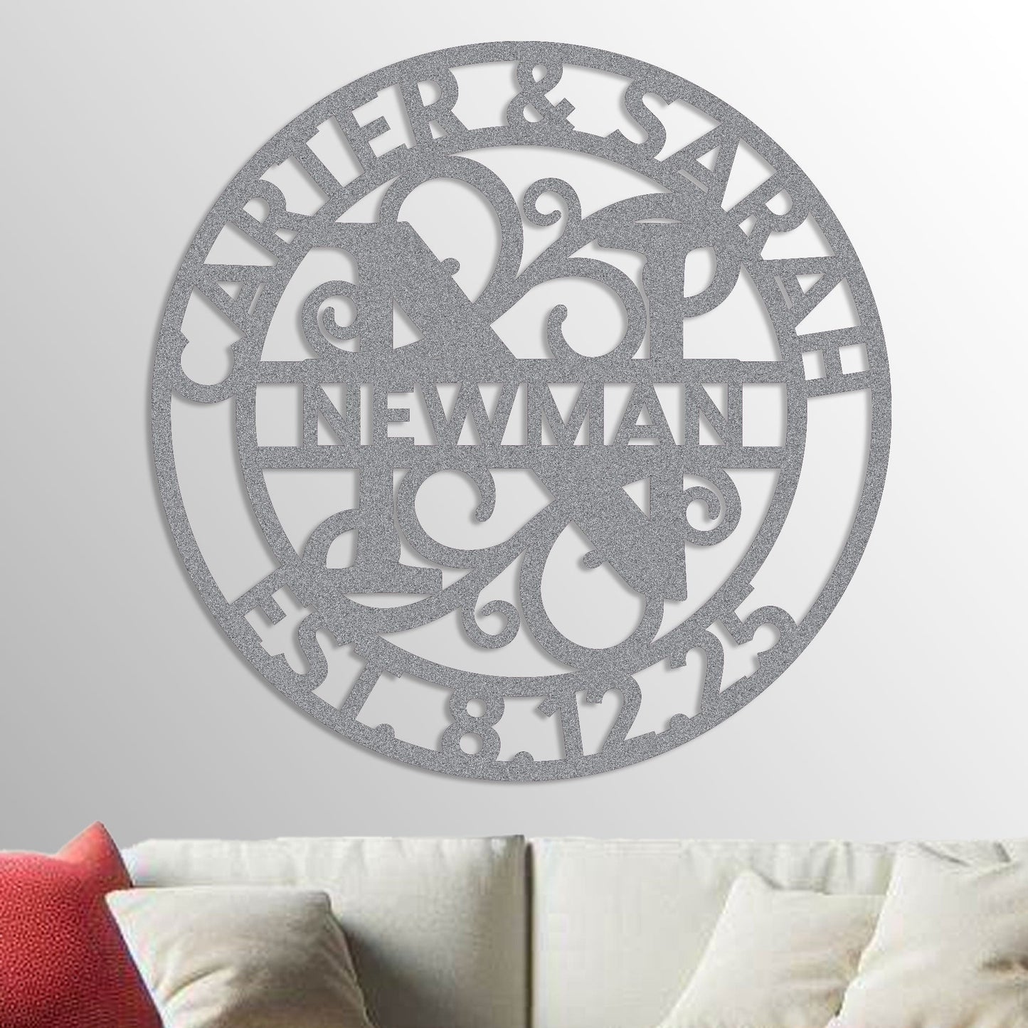 Wedding Monogram Sign