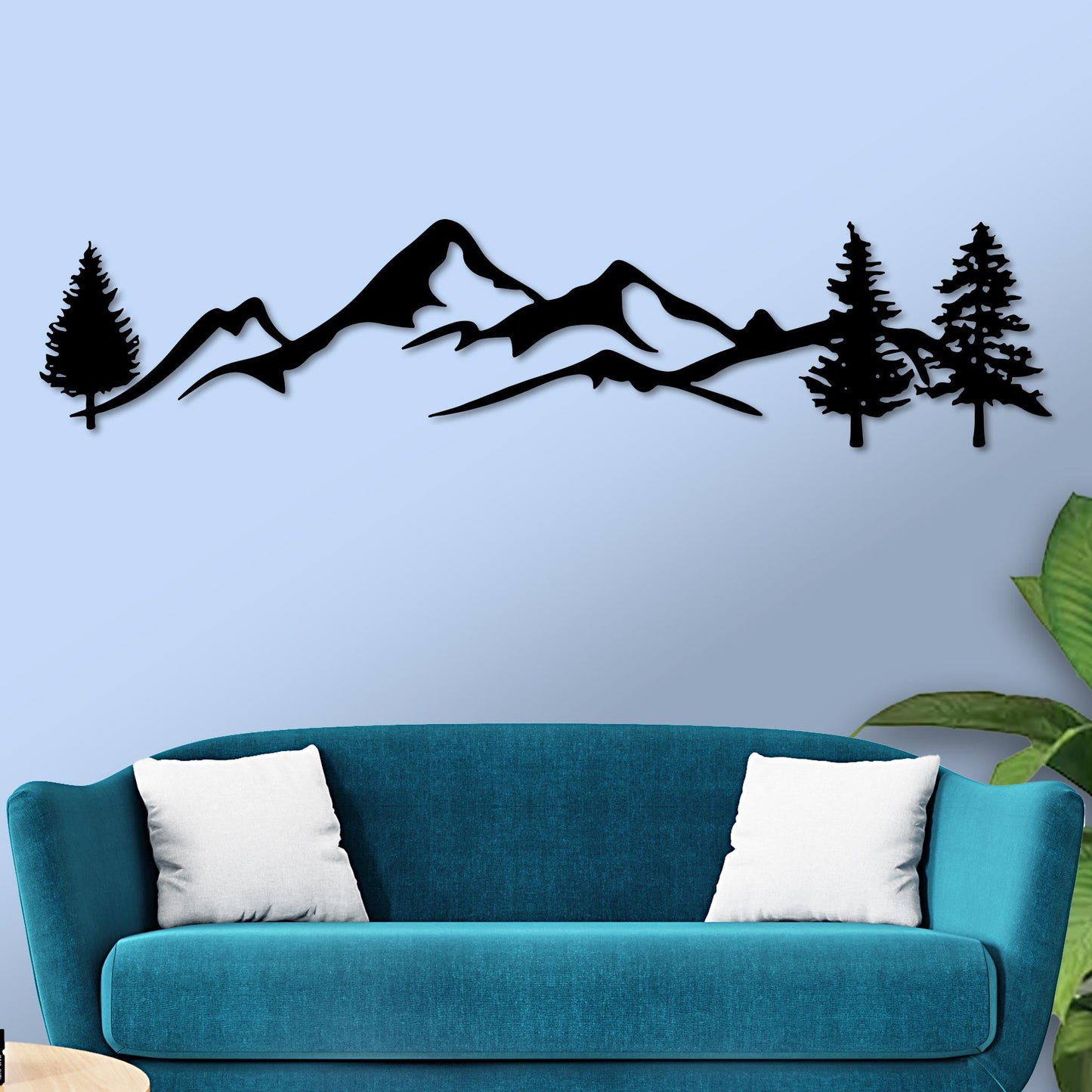 Wide Mountain Landscape Sign