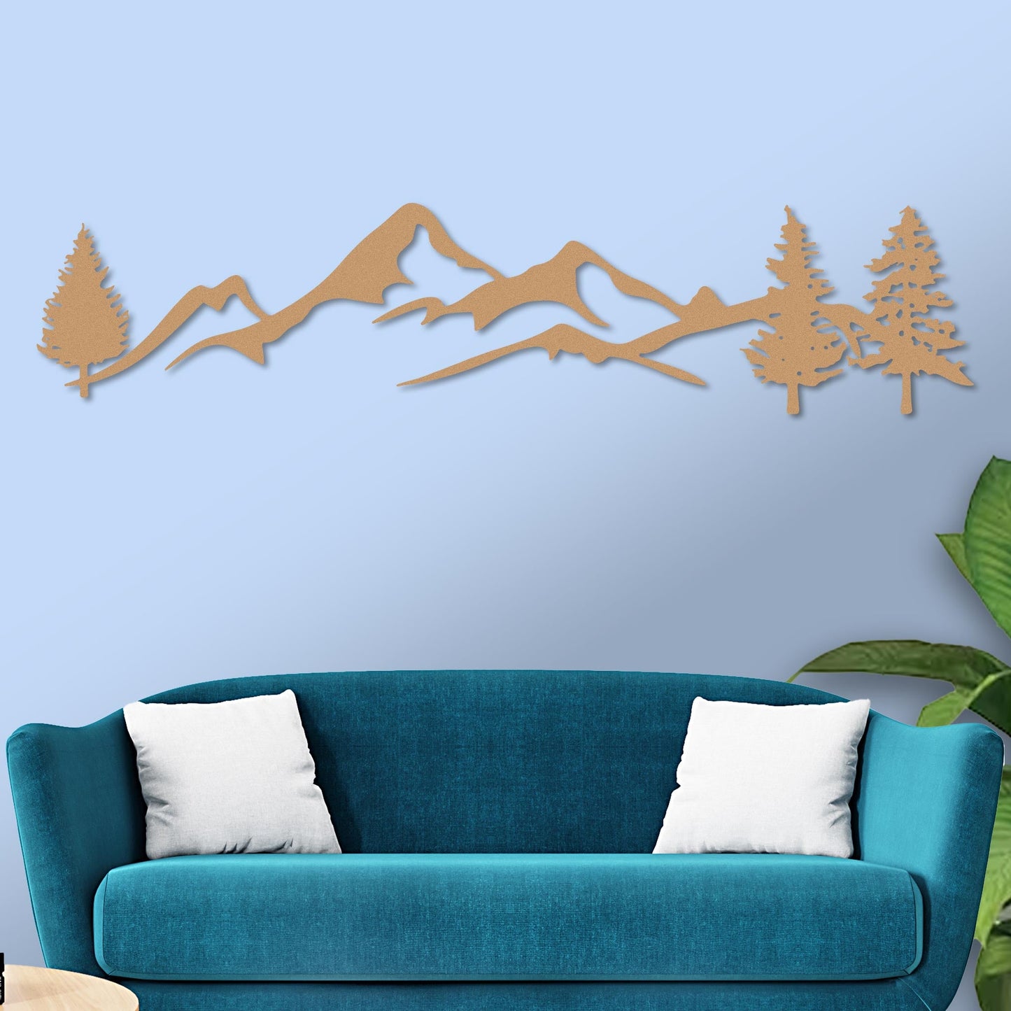 Wide Mountain Landscape Sign
