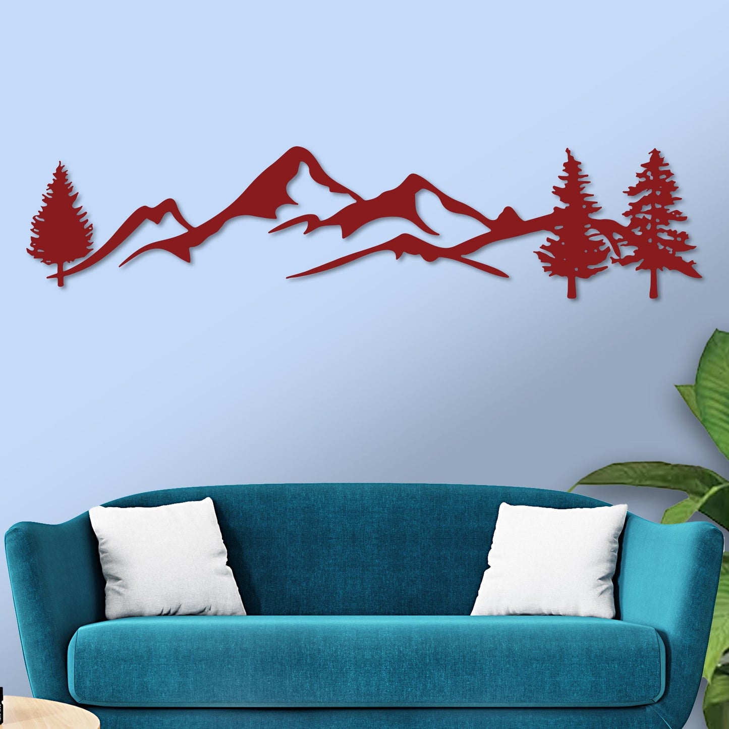 Wide Mountain Landscape Sign