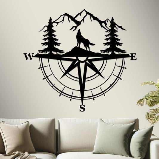 Wolf Compass Sign