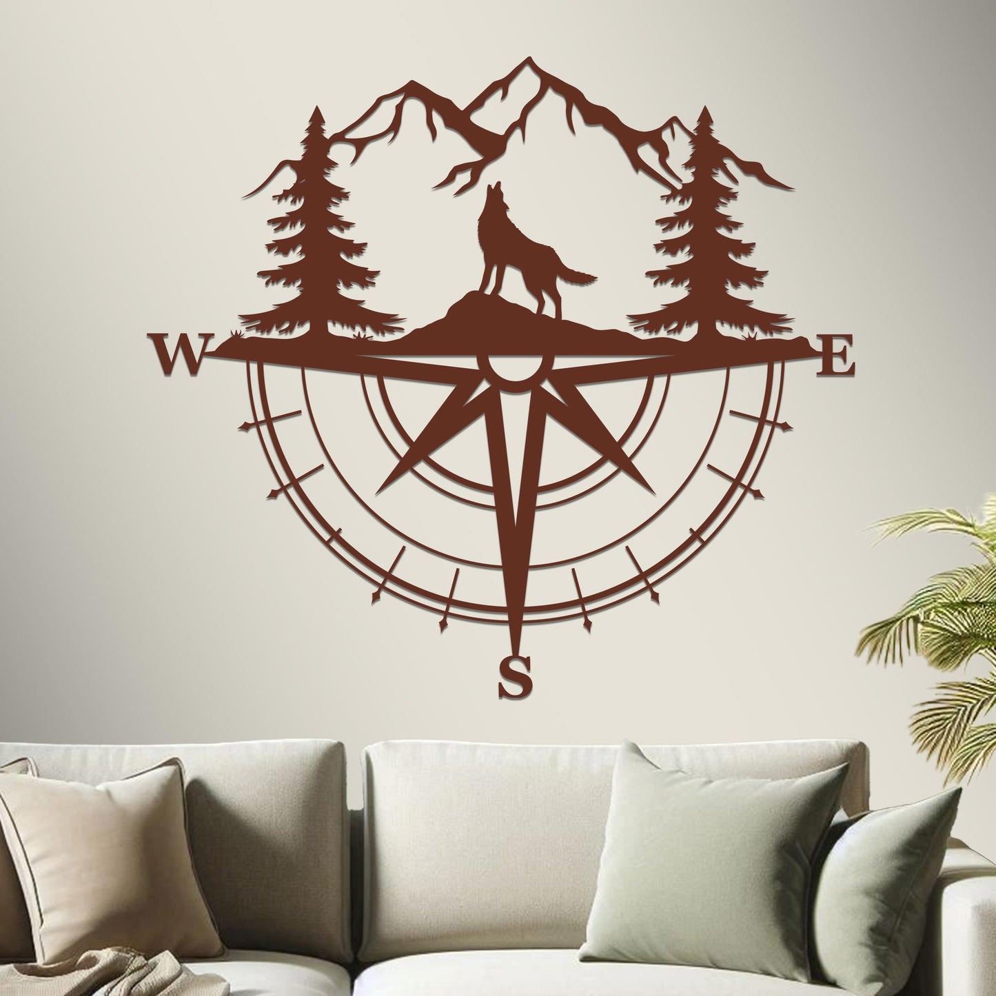 Wolf Compass Sign