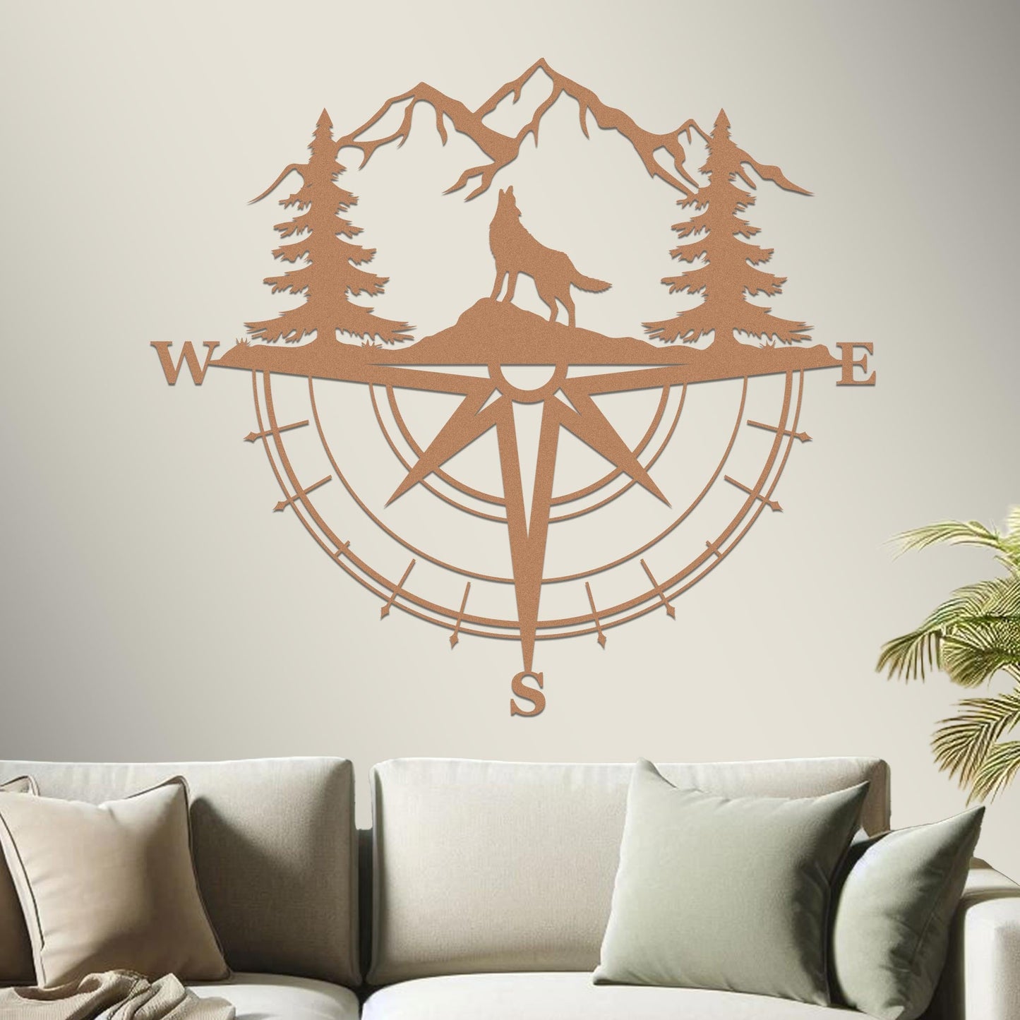 Wolf Compass Sign