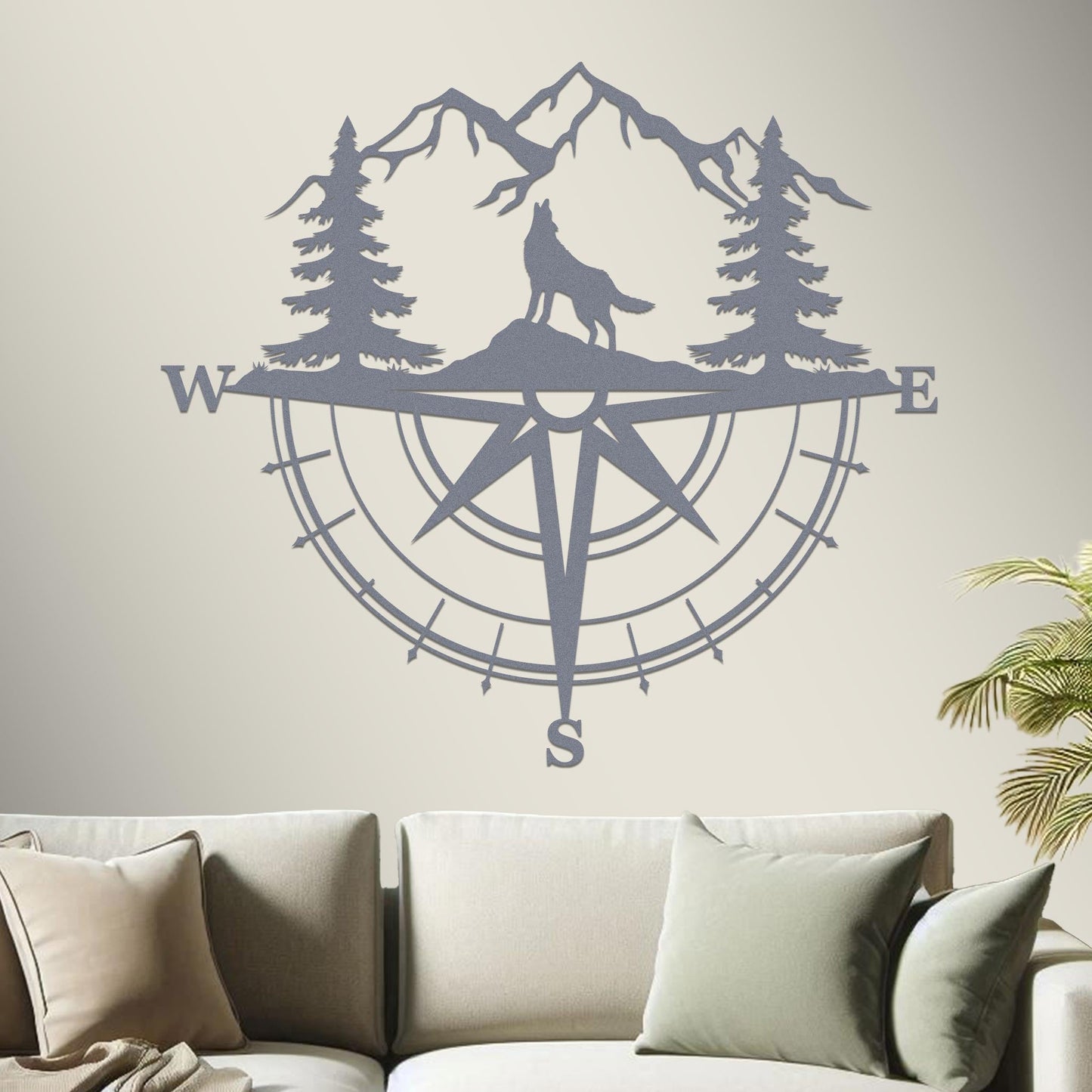 Wolf Compass Sign