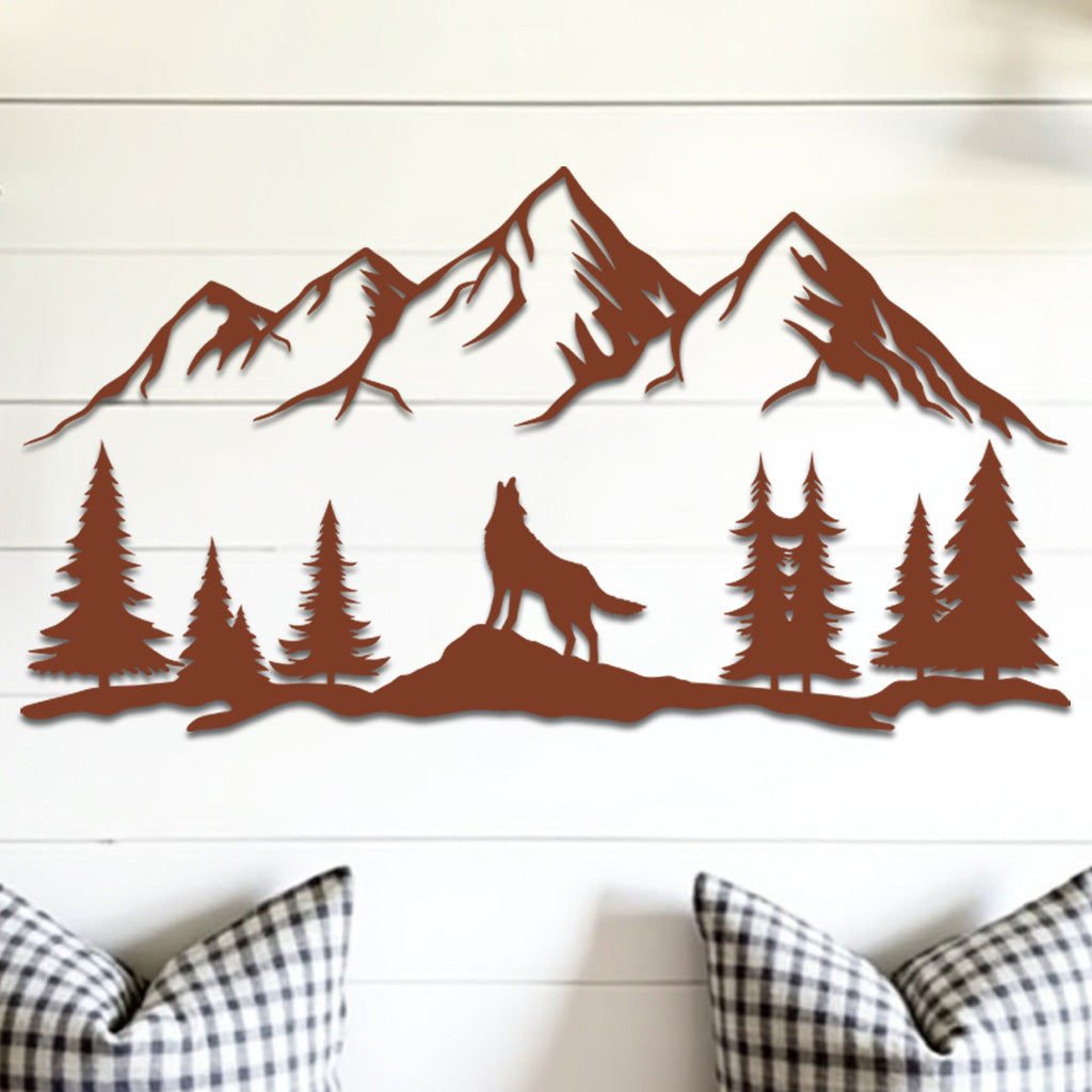 Wolf Landscape Sign
