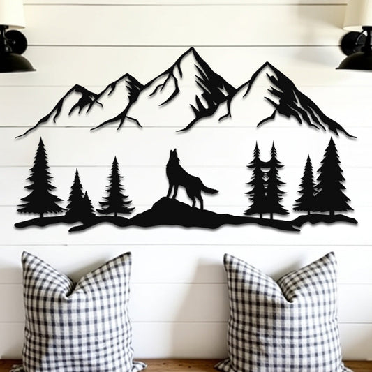 Wolf Landscape Sign