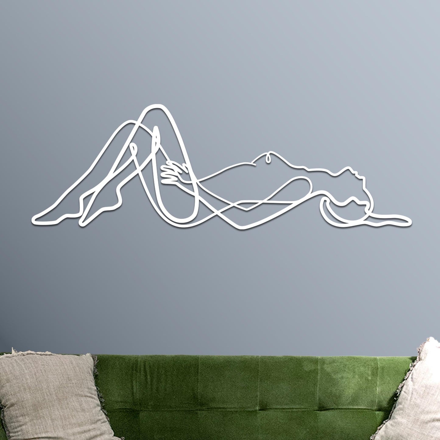 Woman Lying Down Sign