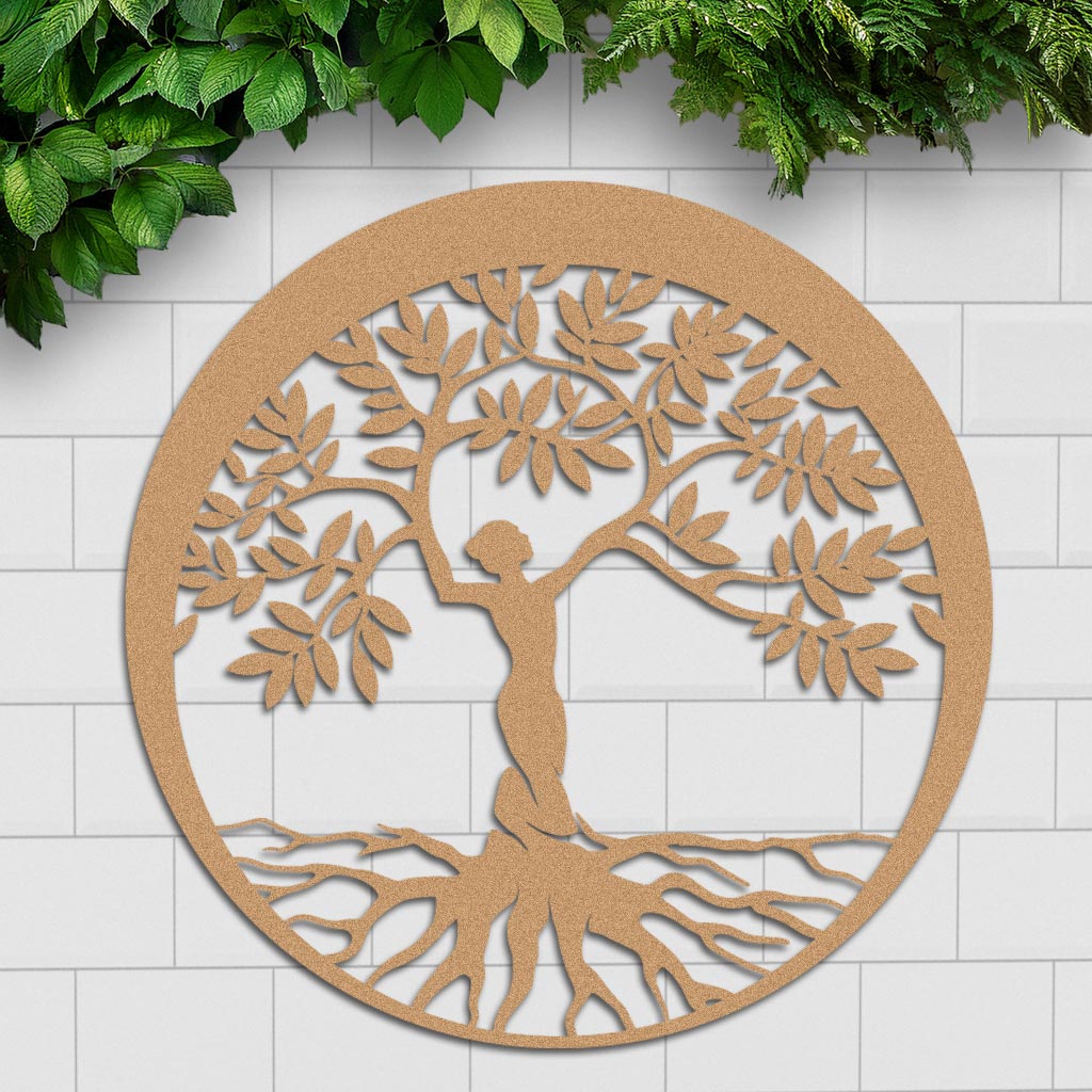 Woman Tree Sign